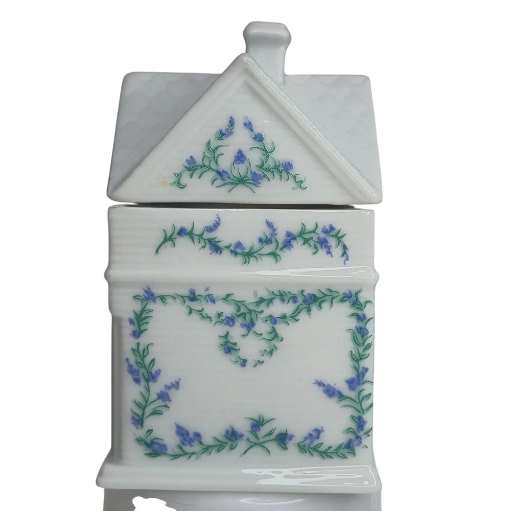 Lenox Spice Village Rosemary Porcelain House Jar 1989 Vintage Spice READ Desc.